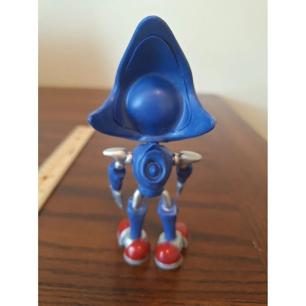 Sonic the Hedgehog Metal Sonic Action Figure Blue Silver Sega Toy 5.5 Inch